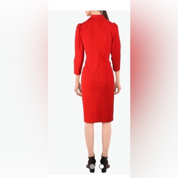 Calvin Klein red wear to work sz 10 - Picture 2 of 6